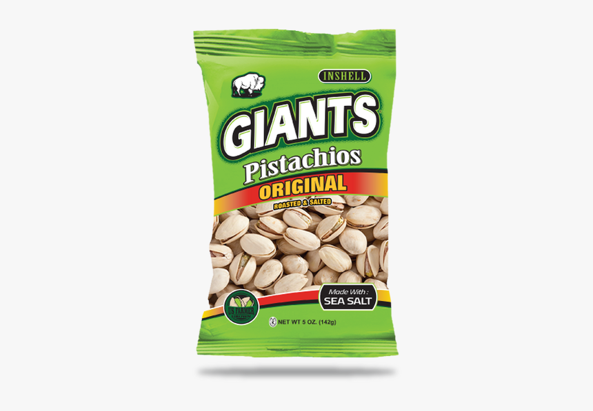 Salted Pistachios - Original - Giants Pistachios Dill Pickle, HD Png Download