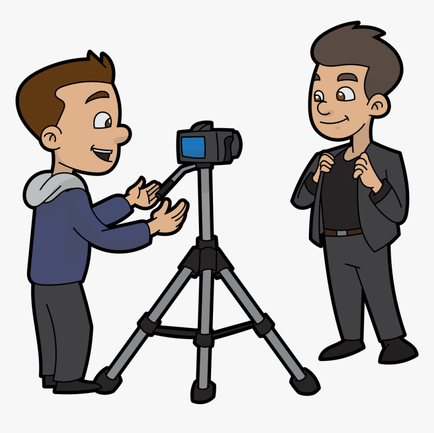 Cameraman Cartoon, HD Png Download