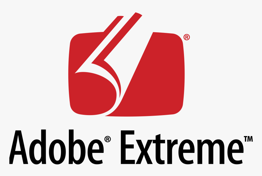 Adobe Extreme Logo Png Transparent - Adobe, Png Download