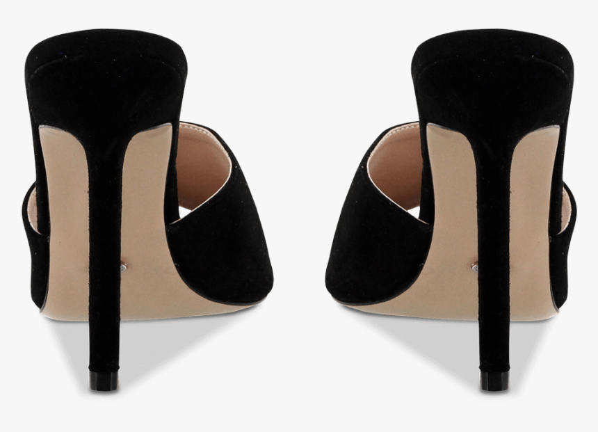 Marley Black Kid Suede Back - Basic Pump, HD Png Download