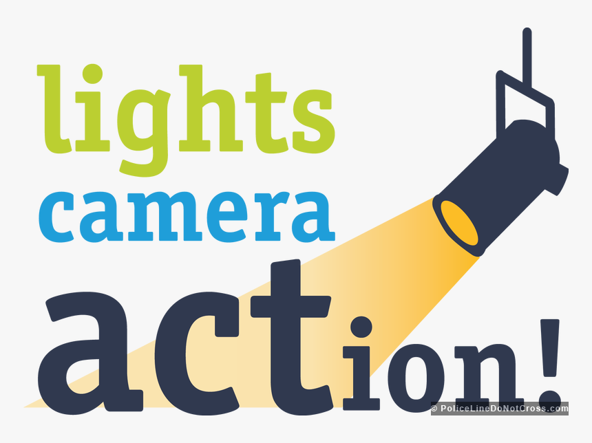 Lights Camera And Action, HD Png Download