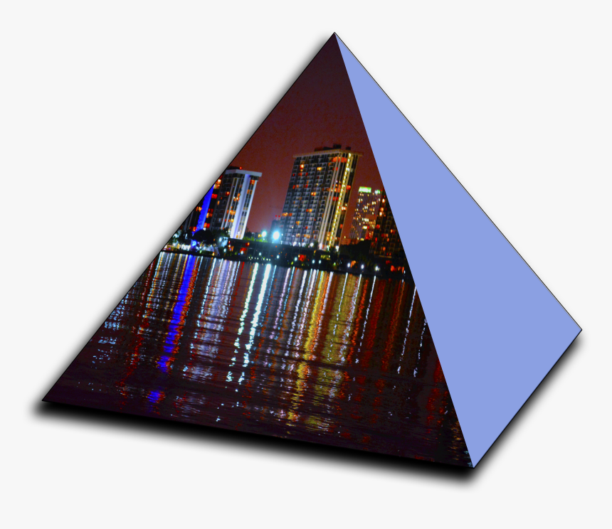 Hobie Biscayne 3d Pyramid - Pyramid, HD Png Download
