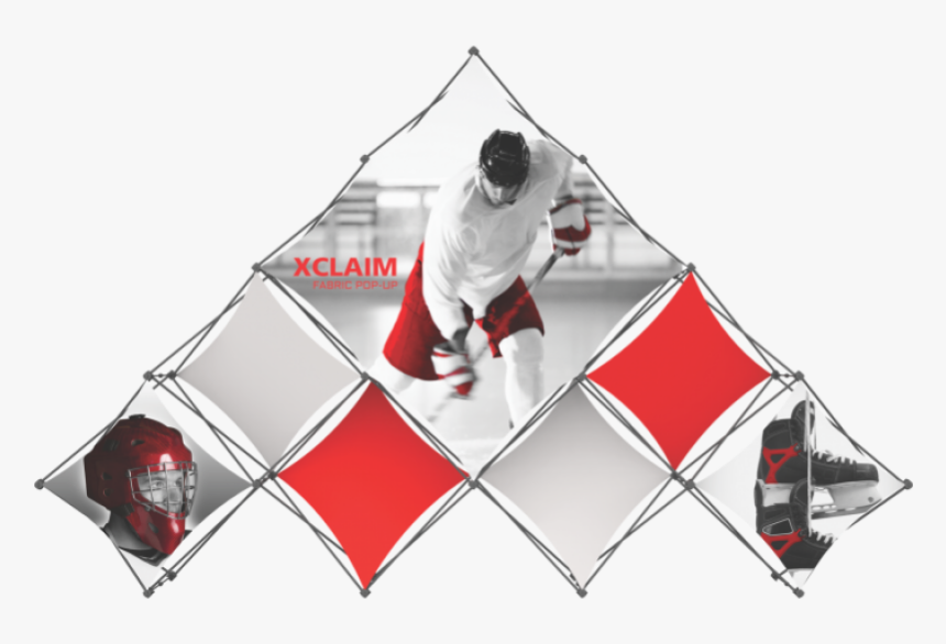 Pyramid 3d Pyramid Popup Display Xclaim 14ft 10 Kit - Illustration, HD Png Download