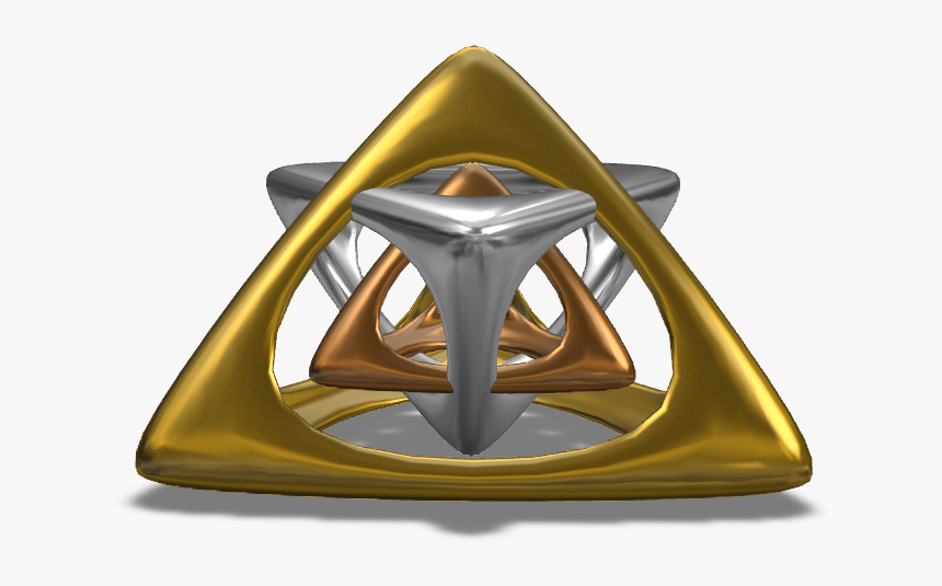 Elegant Pyramid Pendant - Triangle, HD Png Download