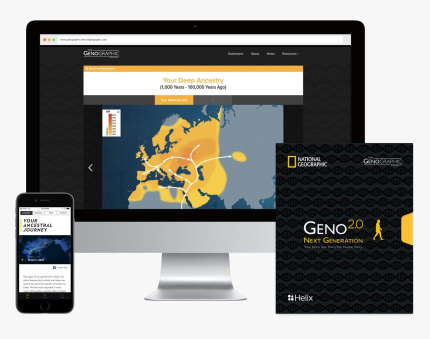 National Geographic Geno 2.0, HD Png Download