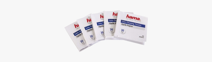 Hama Lens Cleaning Tissues, Special Silicone Â­free - Hama Lens Cleaning Tissues, HD Png Download