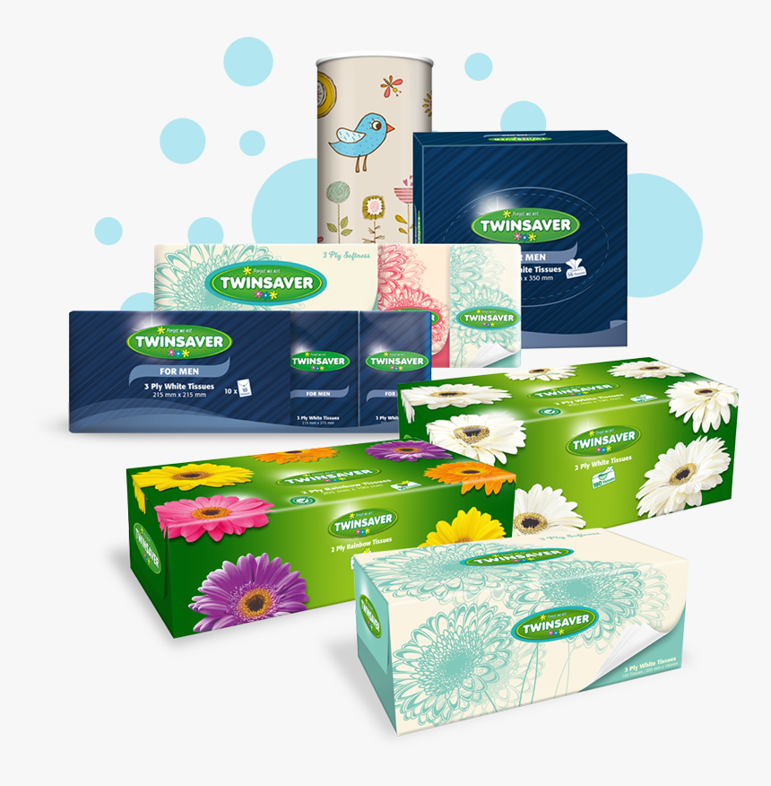Twinsaver Facial Tissue Range - Box, HD Png Download