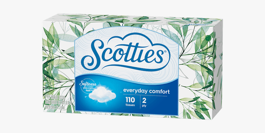 Scotties Facial Tissue 110 Ct, HD Png Download
