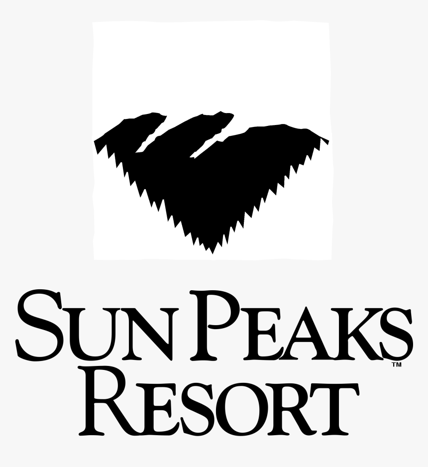 Sun Peaks Resort Logo Black And White - Sun Peaks Resort, HD Png Download