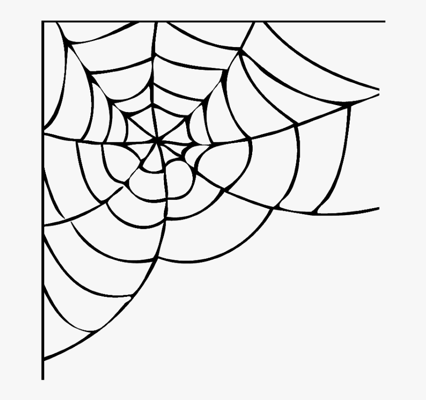 Al Halloween Spider Web Simran Dhaliwal Png Spider - Halloween Spider Web Png, Transparent Png