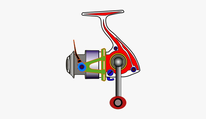Fishing Reel Clipart - Fishing Reel, HD Png Download