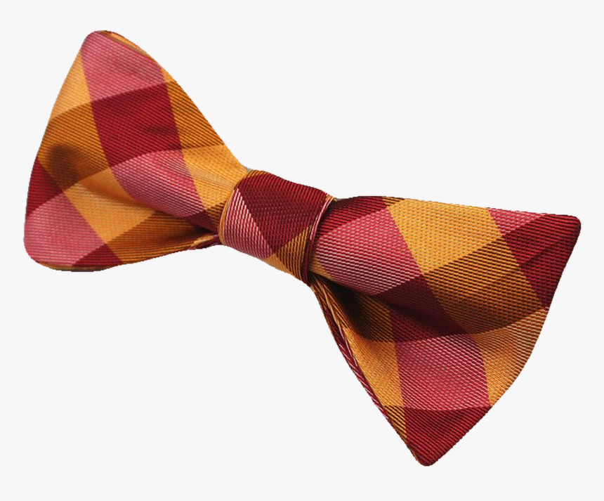 Red And Orange Striped Self Tie - Tartan, HD Png Download