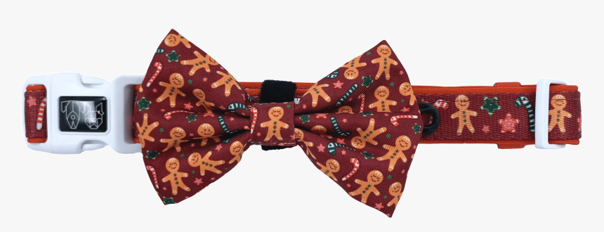 The Gingerbread Man Comfort Dog Collar And Bow Tie - Paisley, HD Png Download