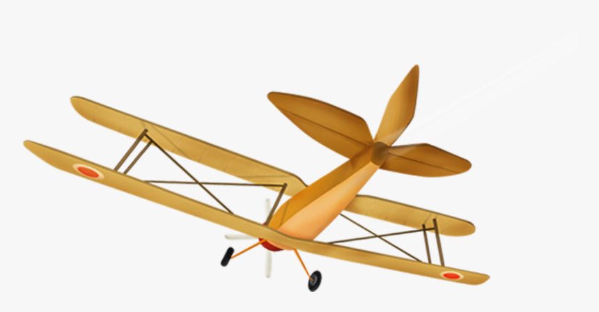 Airplane Aircraft Flight - Propeller-driven Aircraft, HD Png Download