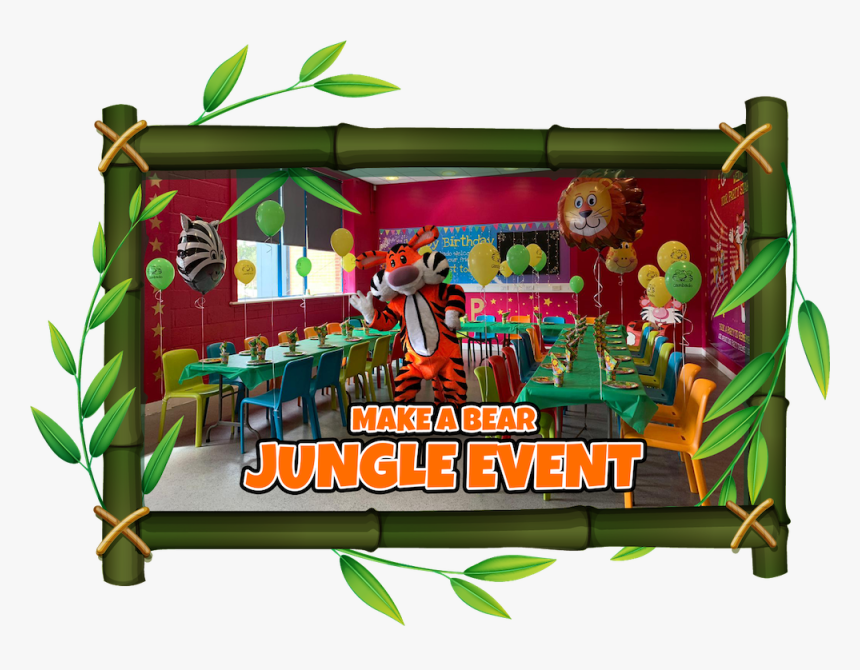 Watford Make A Bear Jungle Event - Safari Animals Picture Clipart Frame, HD Png Download