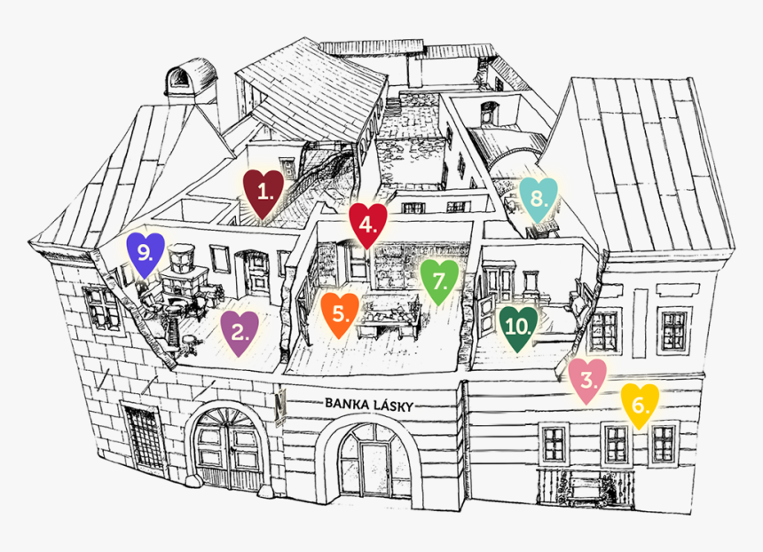 Visit The Love Bank - Technical Drawing, HD Png Download