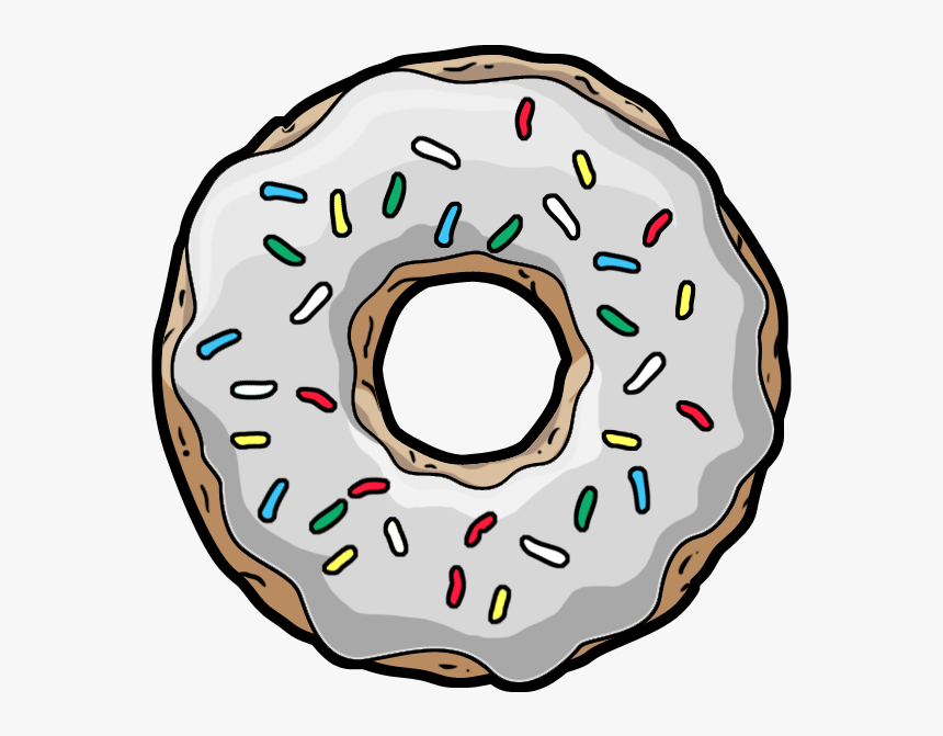 Doughnut,pastry,baked Art - Donut Clipart, HD Png Download