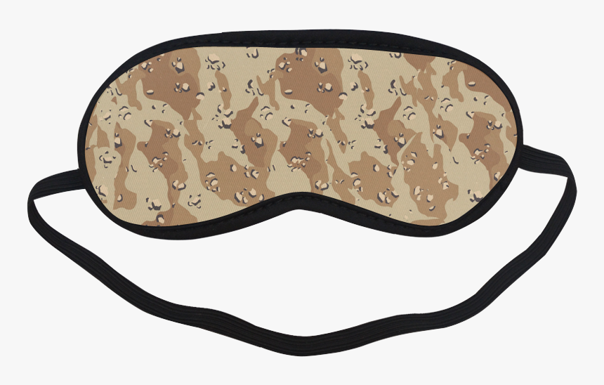 Desert Camouflage Pattern Sleeping Mask By Gravityx9 - Clipart Sleeping Mask Transparent, HD Png Download