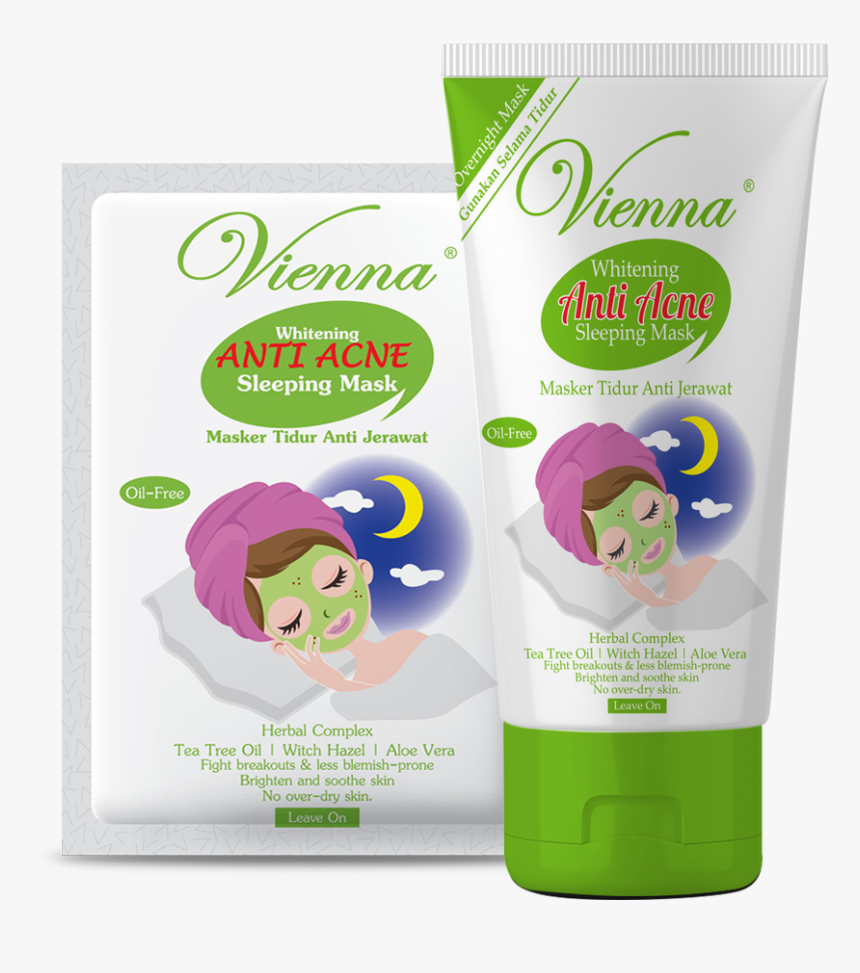 Masker Vienna Anti Acne, HD Png Download