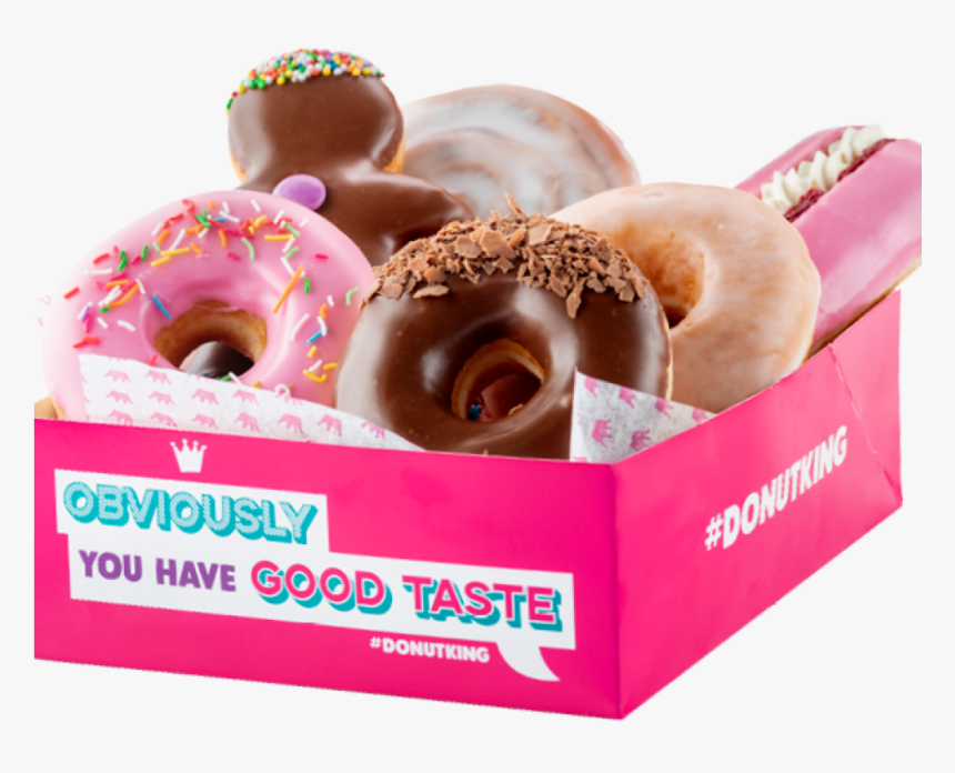 Transparent Box Of Donuts Clipart - Donut King Menu Prices Australia, HD Png Download