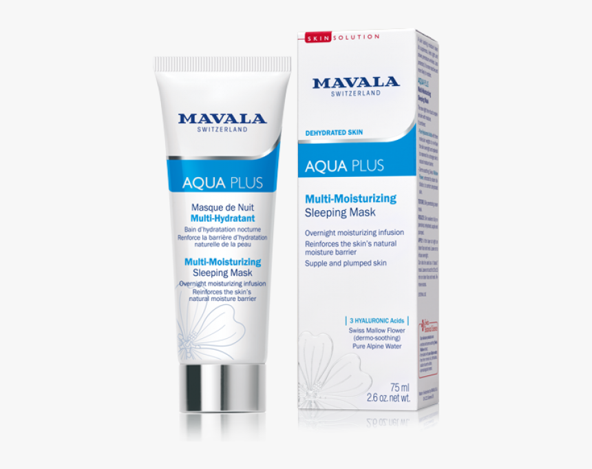 Aqua Plus Multi-moisturizing Sleeping Mask - Mavala, HD Png Download