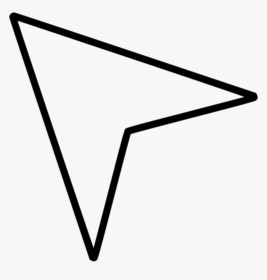 Arrow Click - Triangle, HD Png Download