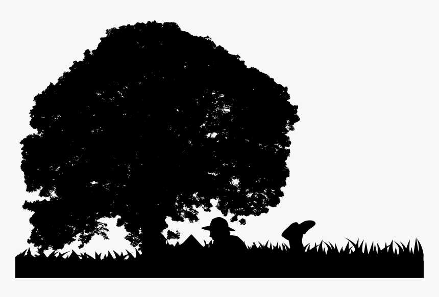Tree Silhouette Clip Art - Tree, HD Png Download