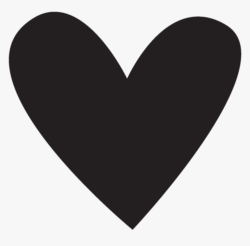 Heart Png Gold Foil Vintage Black Heart Png - Corazon Alargado Png, Transparent Png