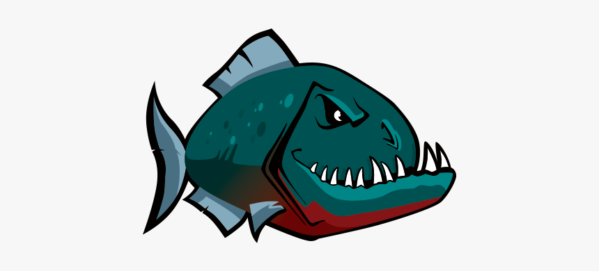 Anglerfish - Transparent Piranha Clipart, HD Png Download