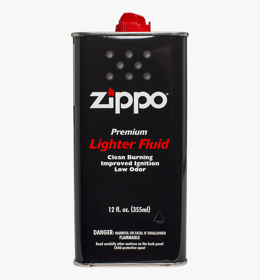 Zippo Premium Lighter Fluid 12oz Front - Zippo, HD Png Download