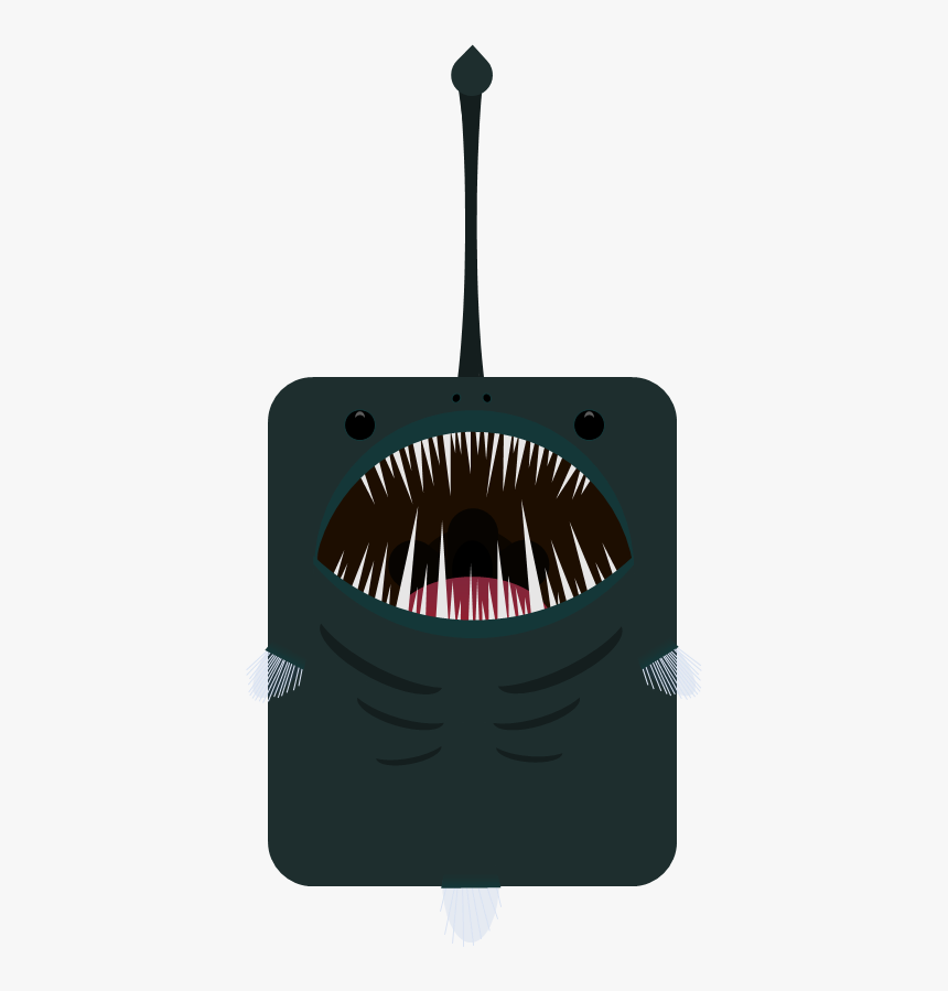 Animaldeep Sea Anglerfish - Tiger Shark, HD Png Download