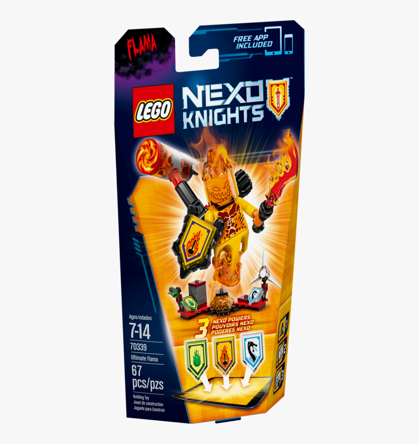 Lego Nexo Knights Ultimate Flama 70339, HD Png Download