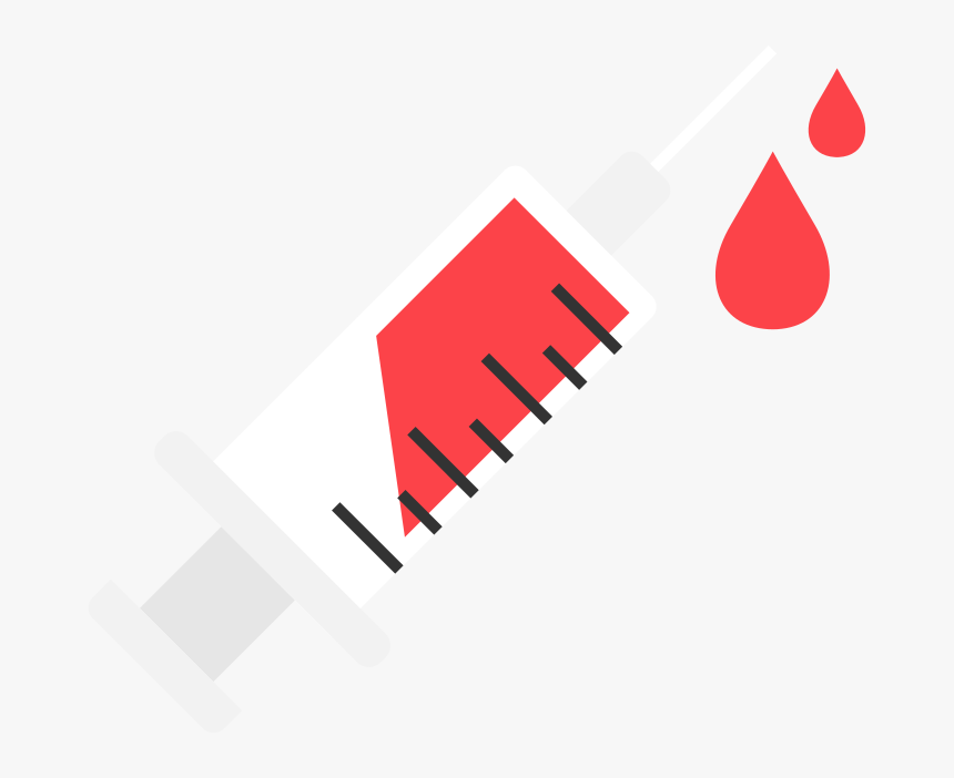 Syringe Flat Icon Vector - Syringe Flat Icon, HD Png Download