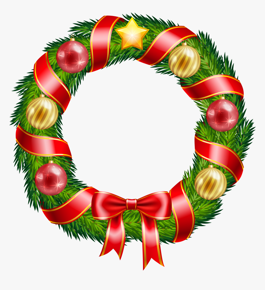 Christmas Ornament Clipart Png Christmas Tree Decorations - Coronas De Navidad Png, Transparent Png