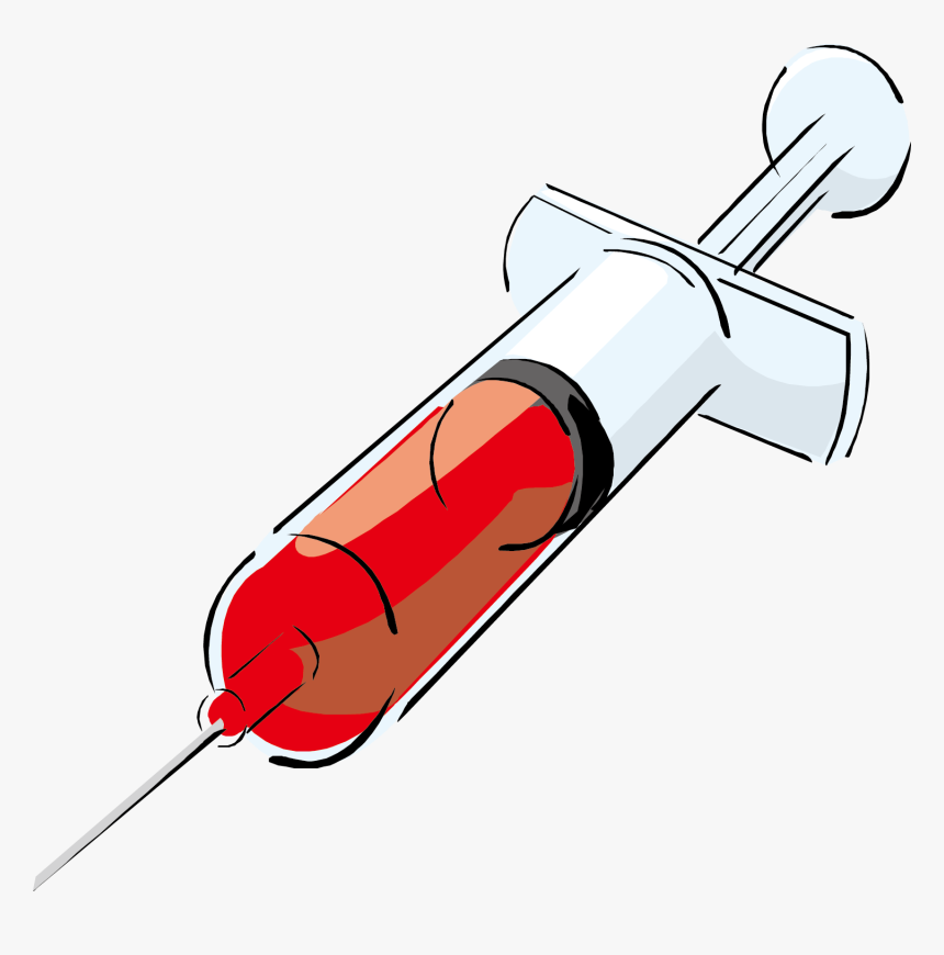 Transparent Syringe Icon Png - Syringe And Needle Cartoon, Png Download