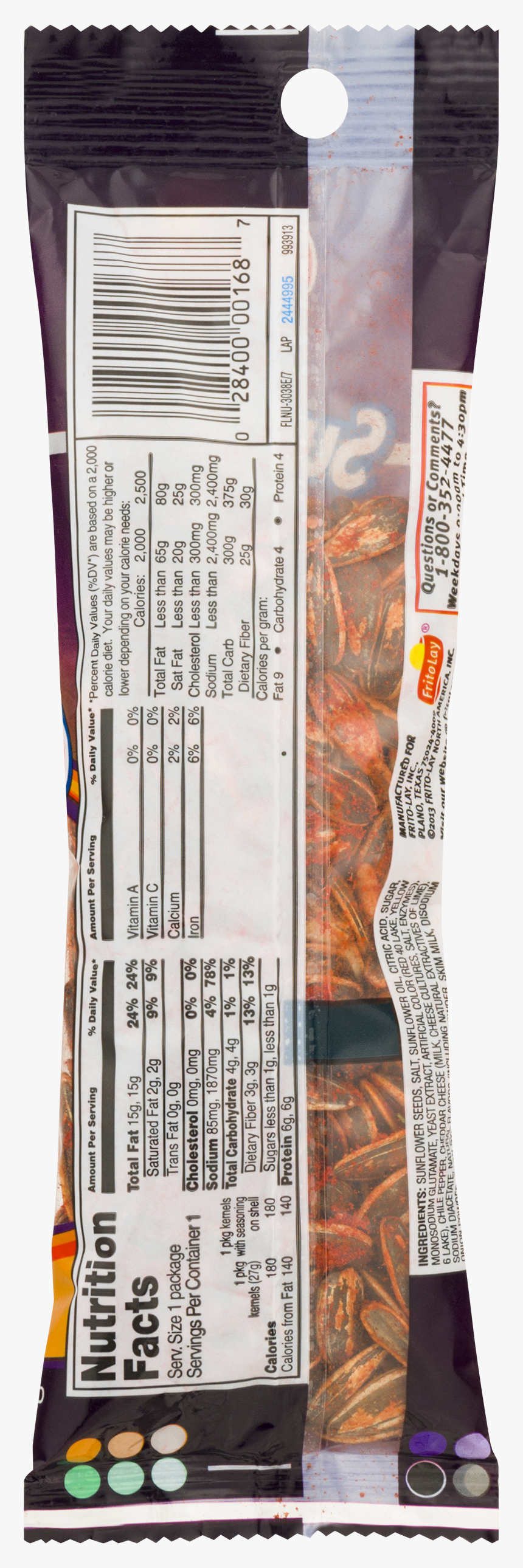 Frito Lay Sunflower Seed Pack, HD Png Download