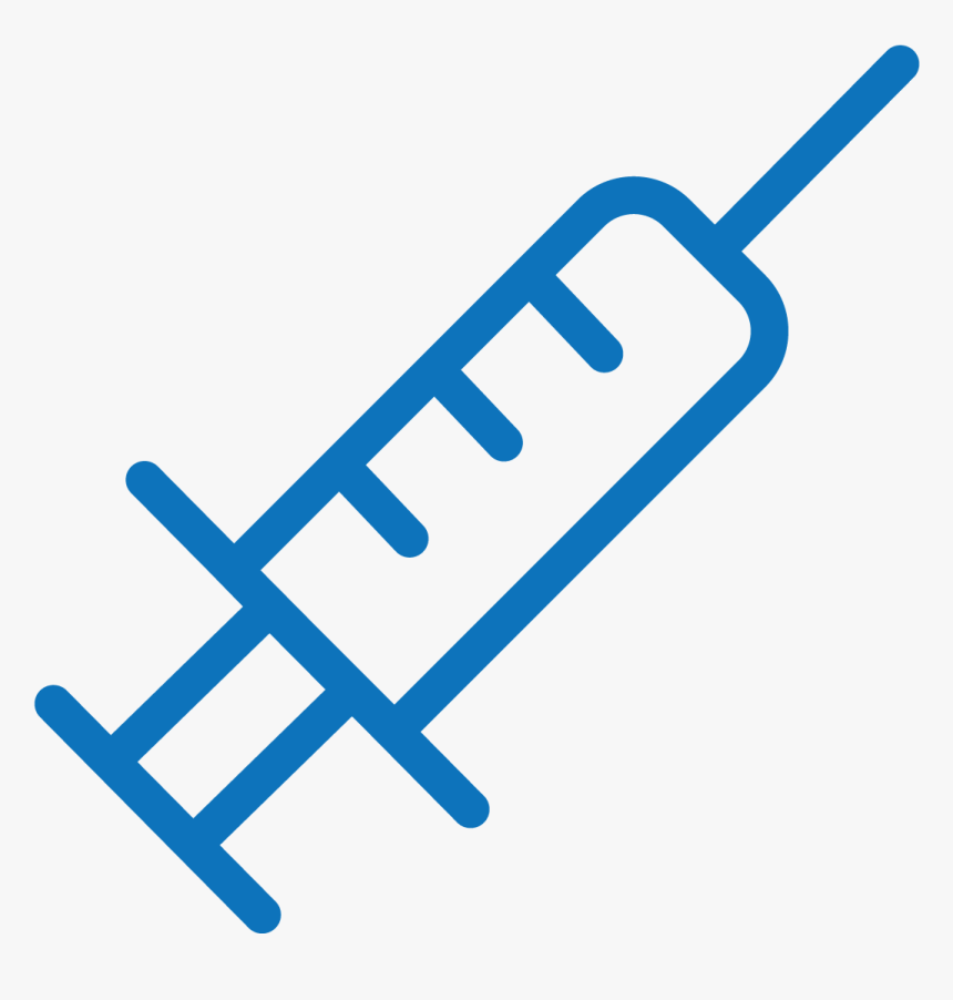 Efficient Medication Labeling Printing System For Pharmacy - Syringe Clipart Blue, HD Png Download