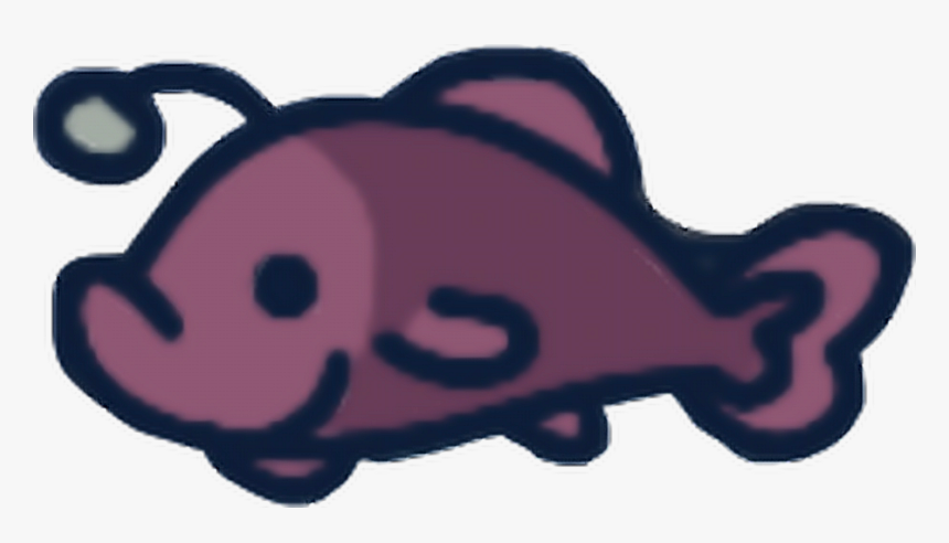 #fish #anglerfish #freetoedit - Cartoon, HD Png Download