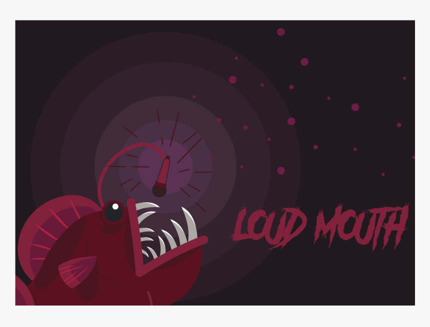 Angler Fish Web Illustrator Icon Illustration Minimal - Illustration, HD Png Download