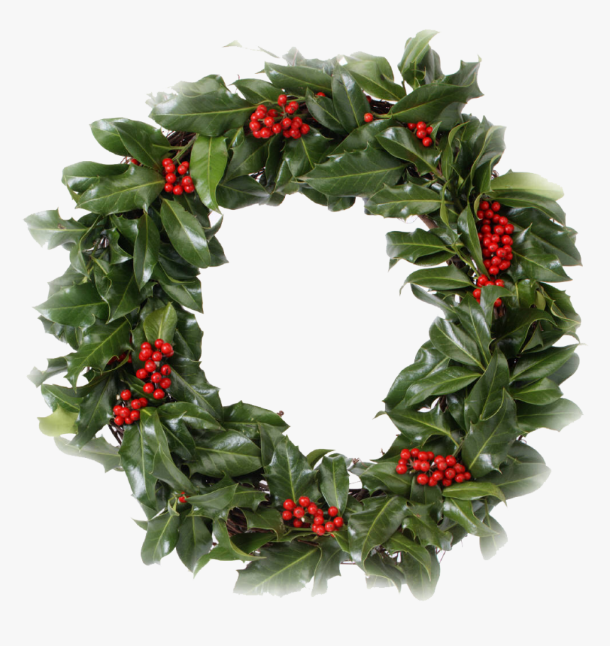 Download Christmas Wreath Png Transparent Picture - Wreath For Christmas Transparent Background, Png Download