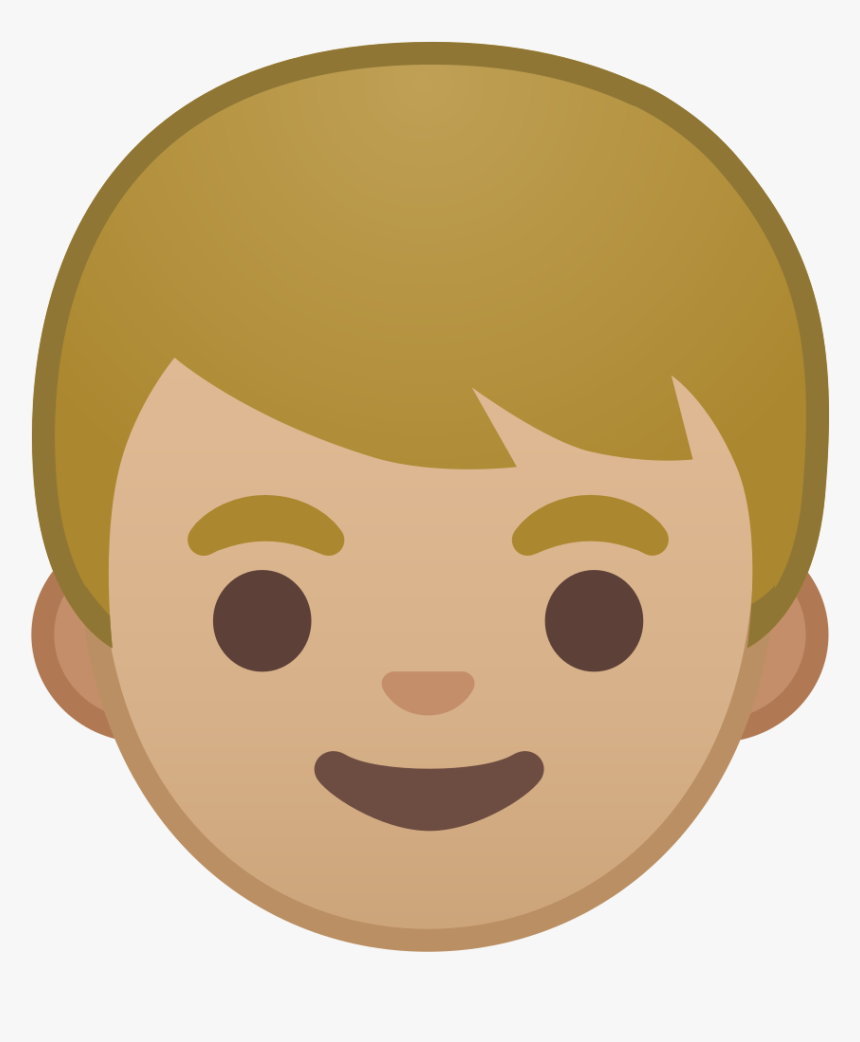 Boy Medium Light Skin Tone Icon - Transparent Boy Emoji Png, Png Download