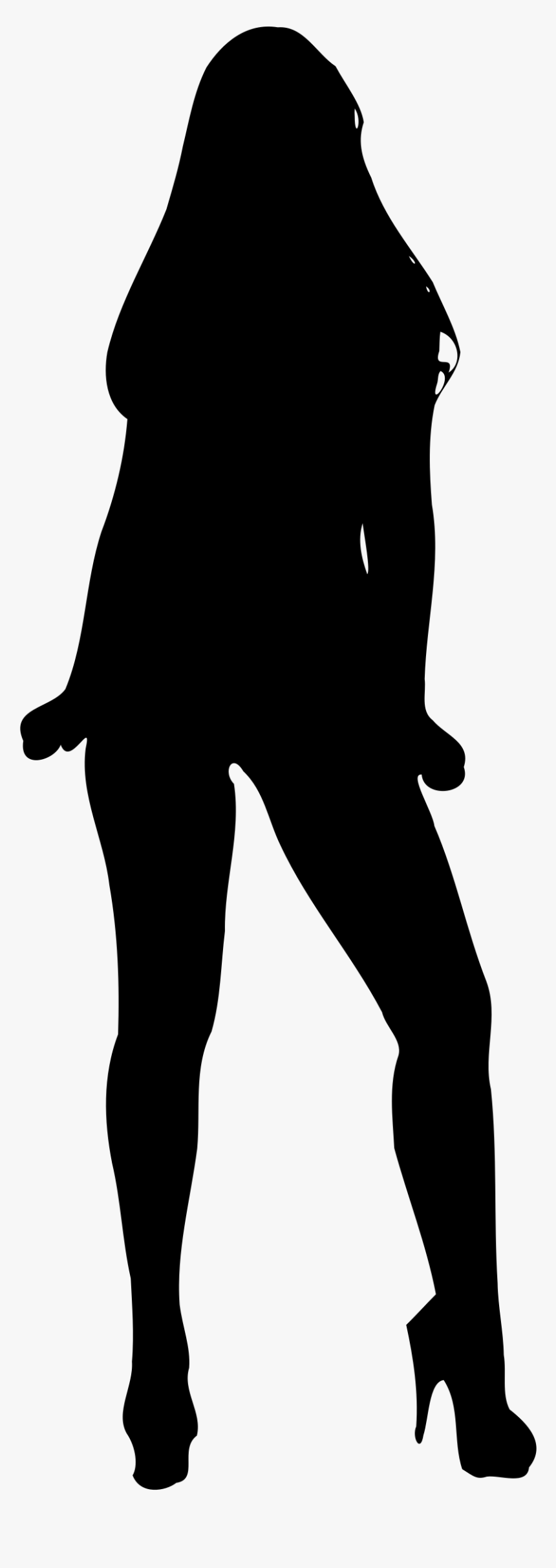 Woman Silhouette Clip Art - Women Model Silhouette Png, Transparent Png