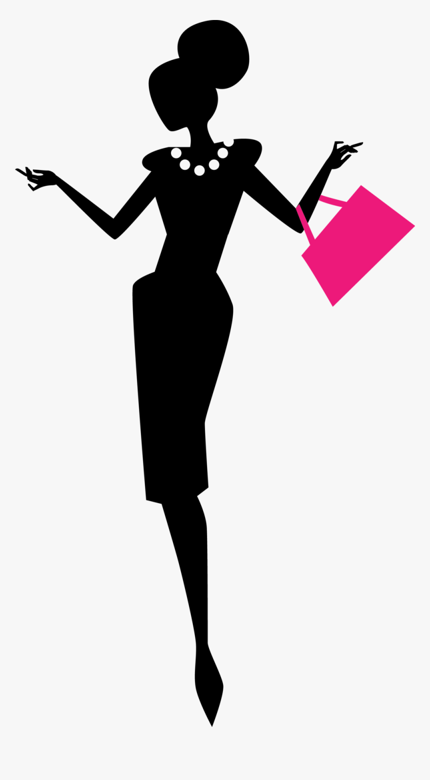 Model Fashion Woman Show Free Transparent Image Hd - Transparent Fashion Silhouette Png, Png Download