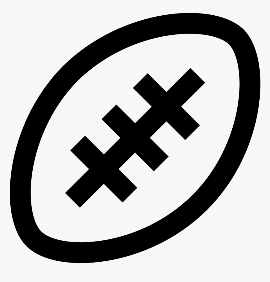 Coloring Page Outline Cartoon Boy Soccer Stock Vector - Rugby Icon, HD Png Download