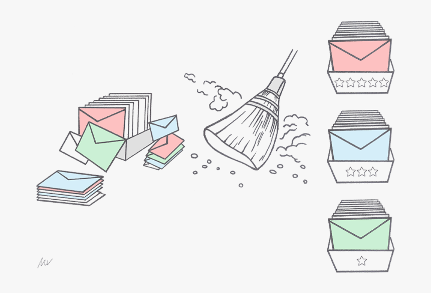 Outlook Email Tips Cleaning Knowmail - Cleaning Email, HD Png Download