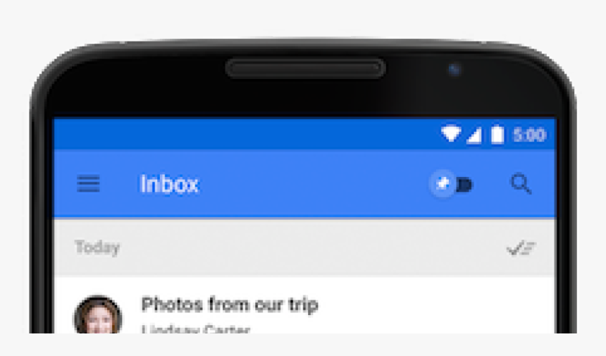 Google Inbox App 250 - Smartphone, HD Png Download
