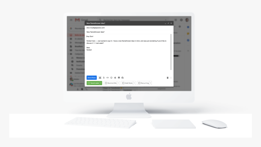 The Luxury Concierge For Your Gmail Inbox - Personal Computer, HD Png Download