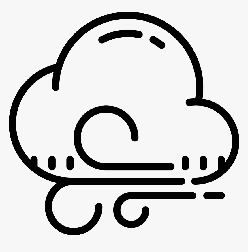 Transparent Niebla Png - Windy Weather Png Clipart, Png Download