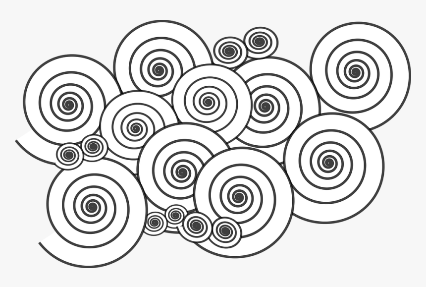 Nube, Cielo, Humo, Niebla, Epic, Vintage, Retro, Enorme - Spiral Clouds Vector, HD Png Download