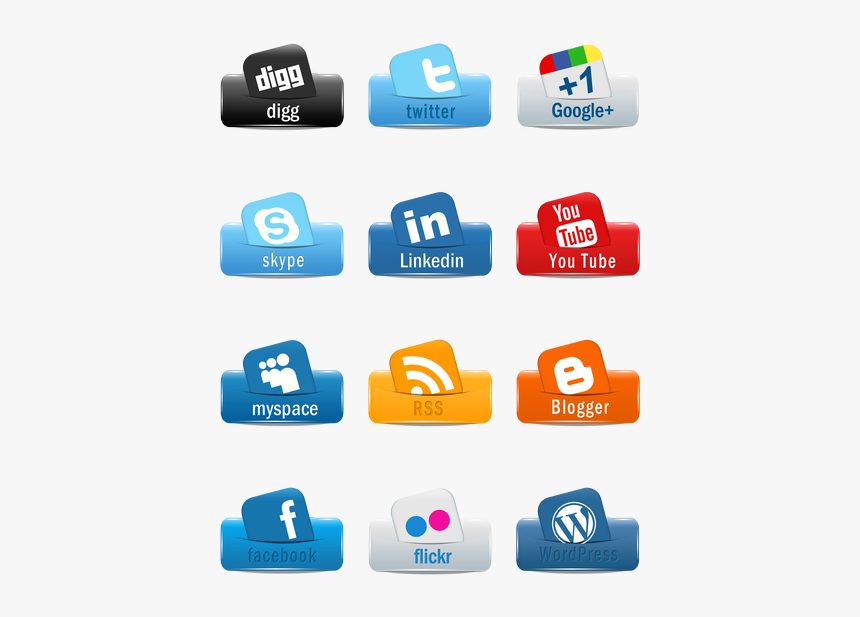 Social Networks Icons Png - Digg, Transparent Png